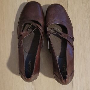 Clarks Women's Dark Brown Flats